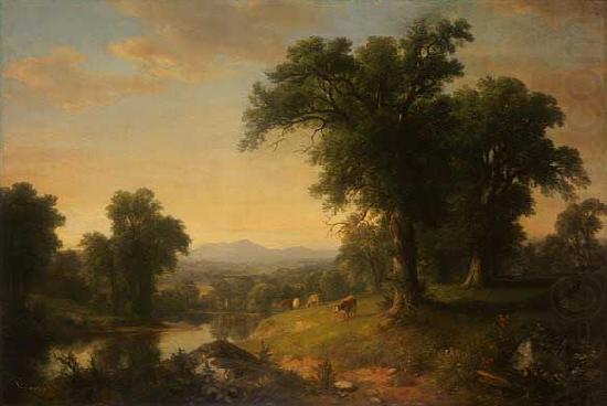 Asher Brown Durand A Pastoral Scene china oil painting image